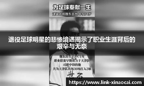 退役足球明星的悲惨境遇揭示了职业生涯背后的艰辛与无奈